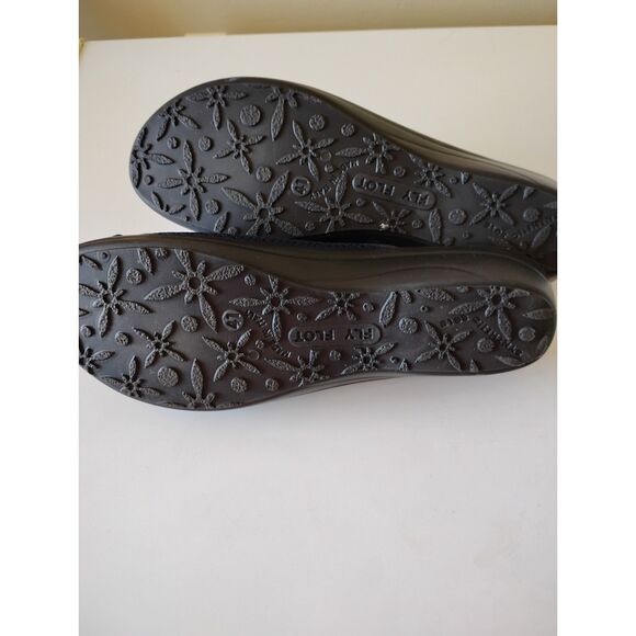 Womens Fly Flot Shoes Sandal Slide Mule Size 9 EU 41 Navy Mesh Made in Italy - Picture 6 of 6